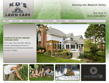 Tablet Screenshot of kdslawncare.com
